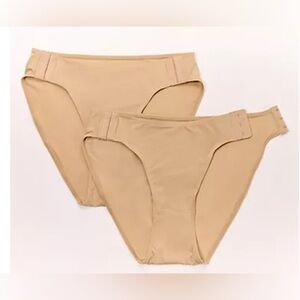 Slick Chicks Set of 6 Hi-Cut Brief Panties Size M